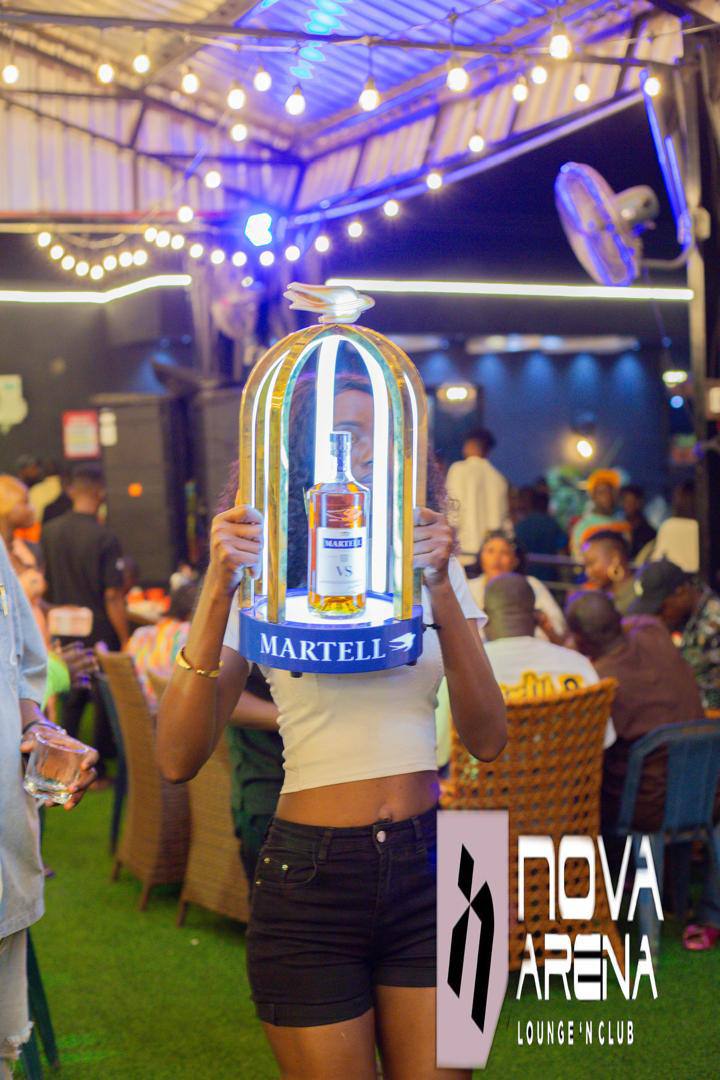 Bottle service at Nova Arena's VIP bar